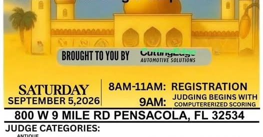 Car Show Event flyer