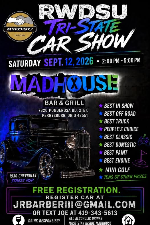 RWDSU Tri-State Car Show flyer