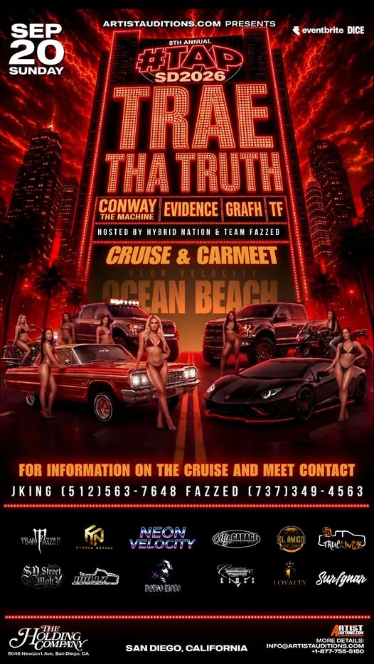 5th Annual Trap Sdaac Trae Tha Truth flyer