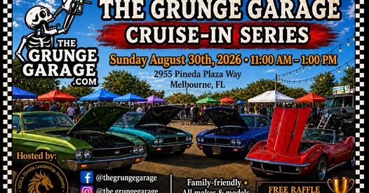 The Grunge Garage Cruise-In Series flyer