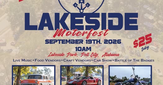 Lakeside MotorFest flyer