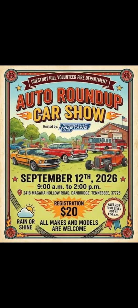Auto Roundup Car Show flyer