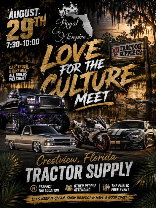 Royal Empire Love For The Culture Meet flyer