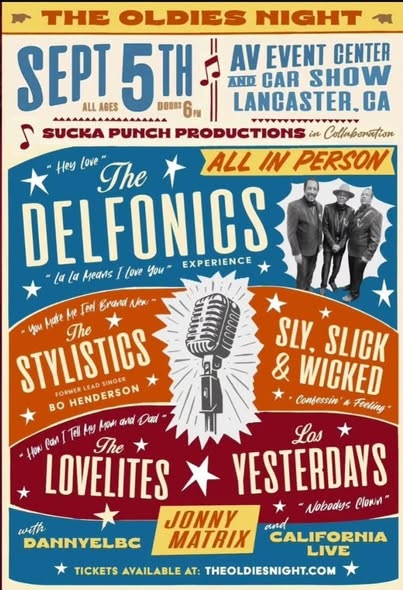 The Oldies Night flyer