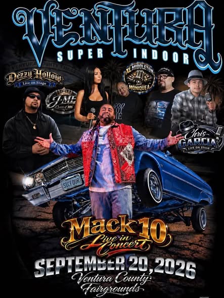 Ventura Super Indoor Mack 10 Lowrider Concert flyer