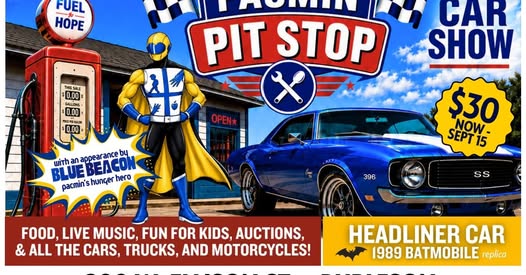 Flyer for Austin Pit Stop Car Show