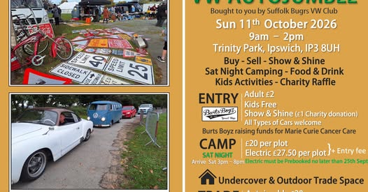 Flyer for Suffolk Buggy Spectacular