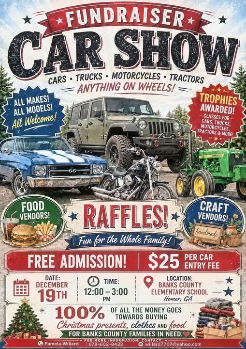 Flyer for Fundraiser Car Show