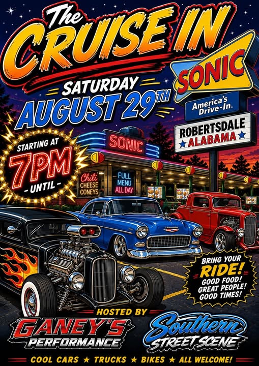 The Cruise In at Sonic flyer
