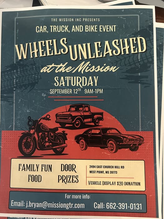 Wheels Unleashed at the Mission flyer