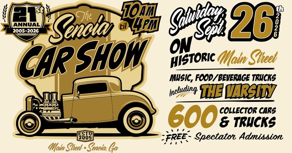 The Senola Car Show flyer