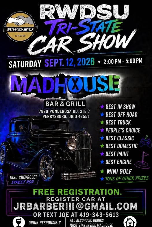 RWDSU Tri-State Car Show flyer