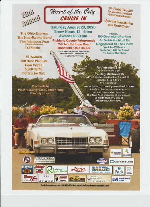 Heart of the City Cruise-In flyer