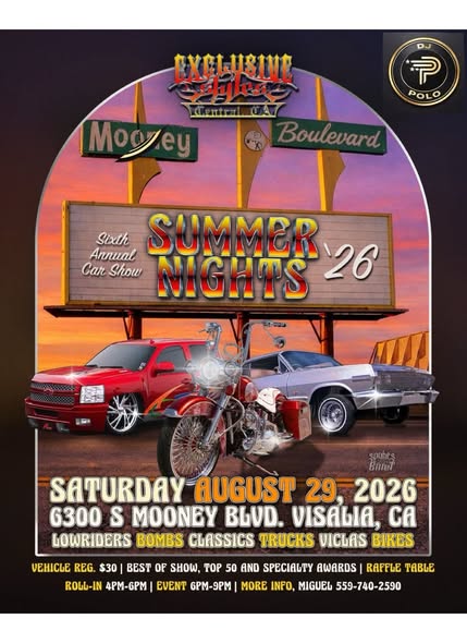 Sixth Annual Summer Nights 26 flyer