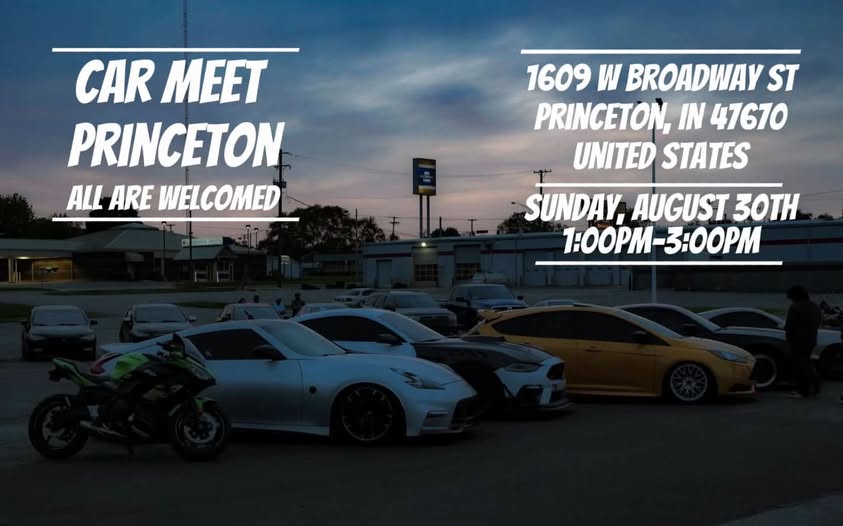 Car Meet Princeton flyer
