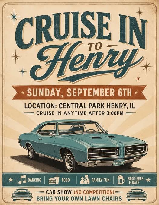 Cruise in to Henry flyer
