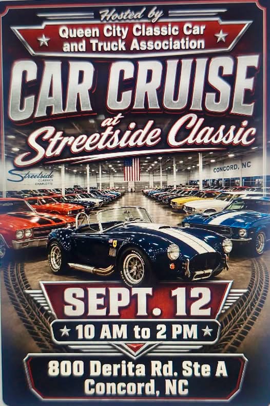 Car Cruise at Streetside Classic flyer
