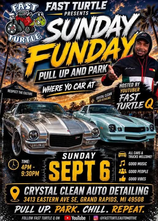 Sunday Funday Pull Up and Park flyer