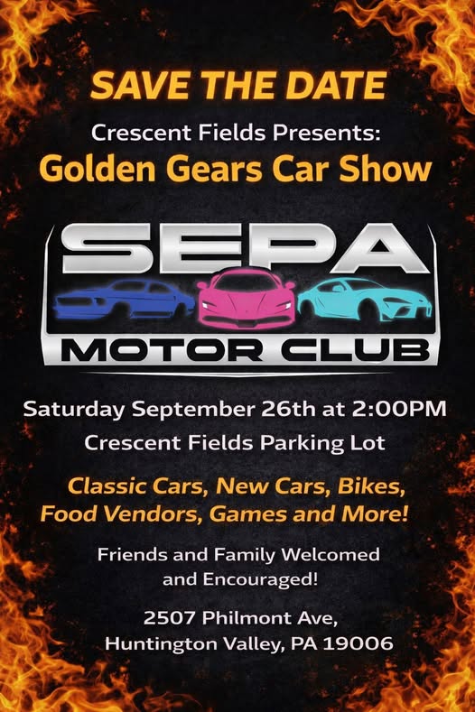 Golden Gears Car Show flyer