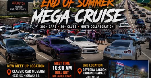 End of Summer Mega Cruise flyer