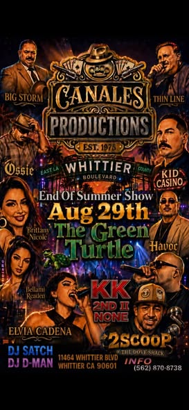 End Of Summer Show flyer