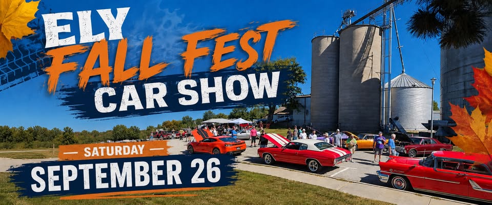 Ely Fall Fest Car Show flyer