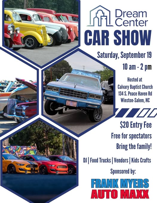 Dream Center Car Show flyer