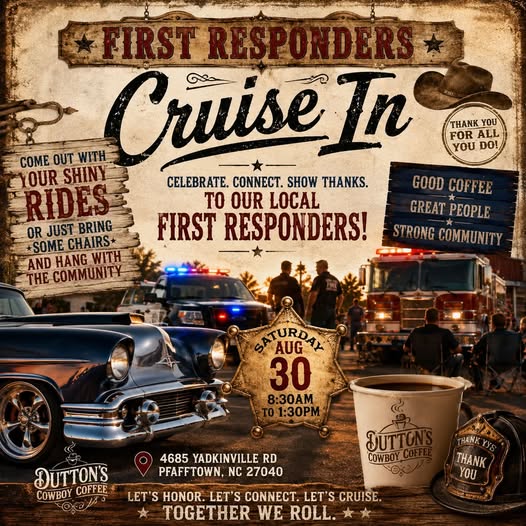 First Responders Cruise In flyer