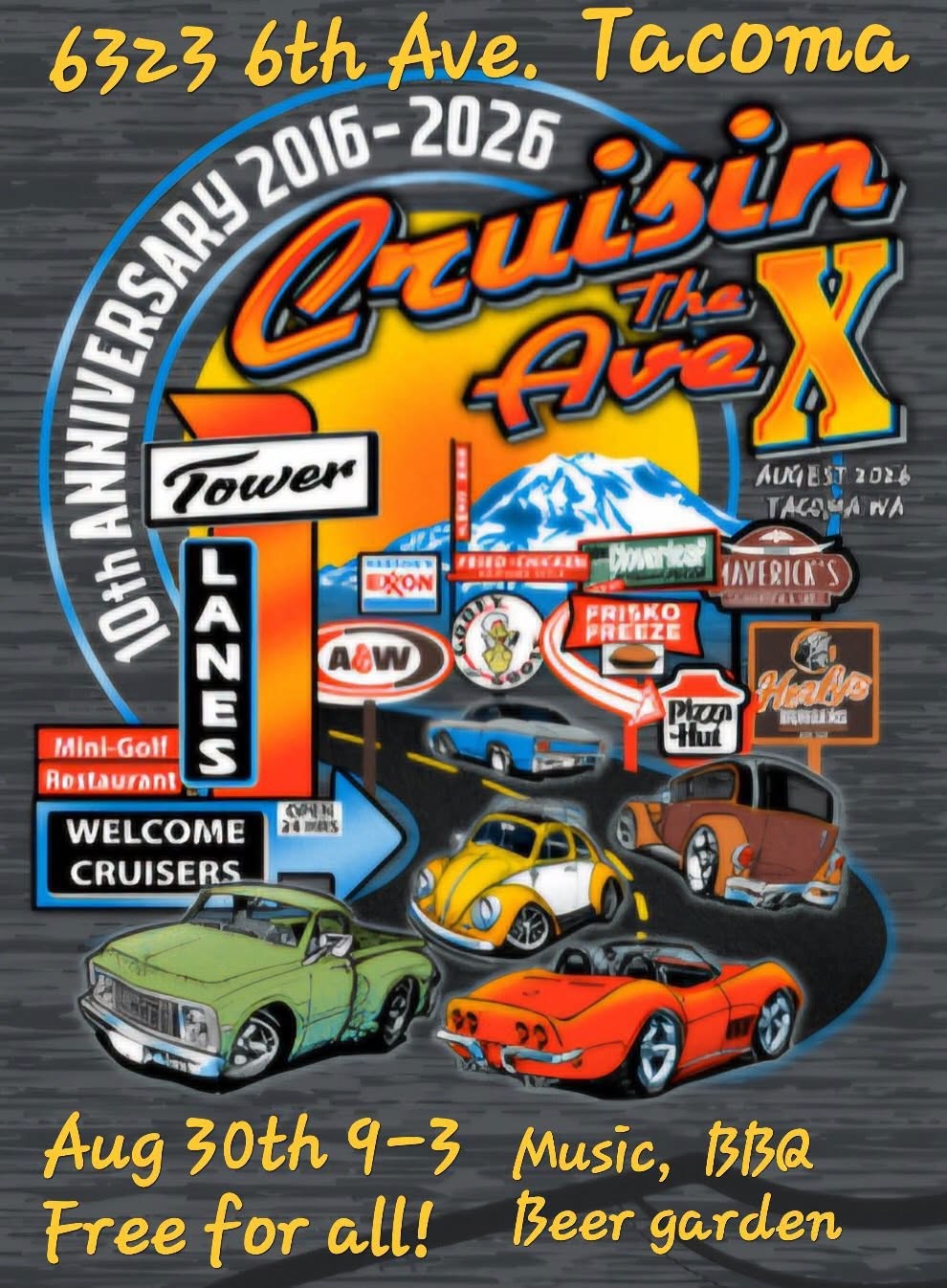 Cruisin The Ave X flyer