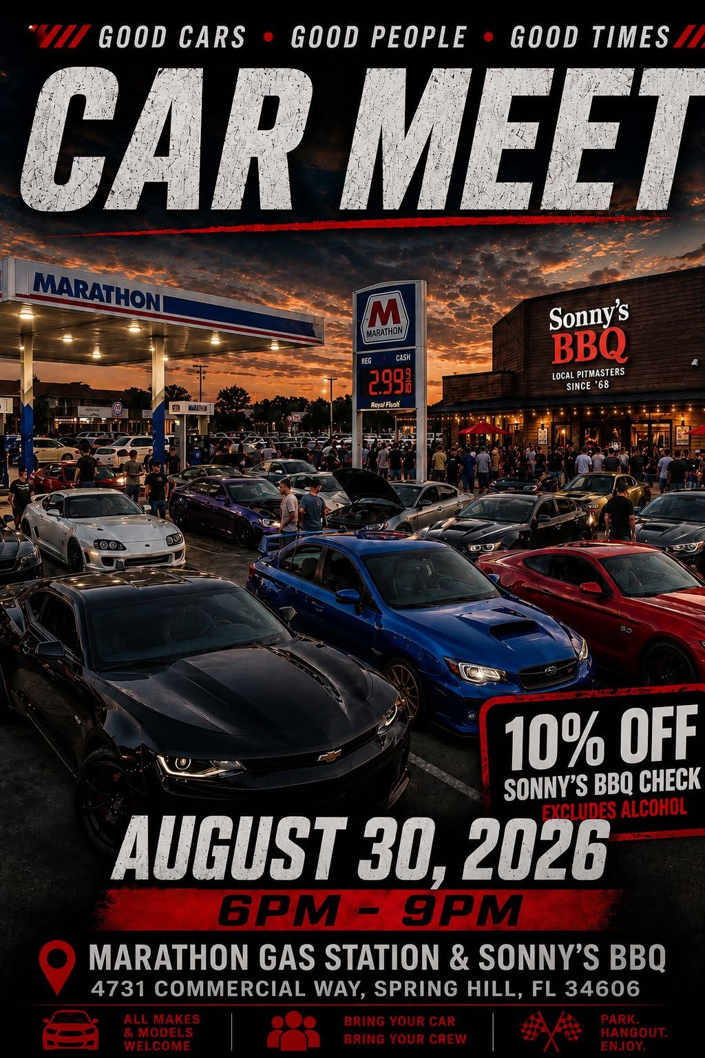 Car Meet flyer