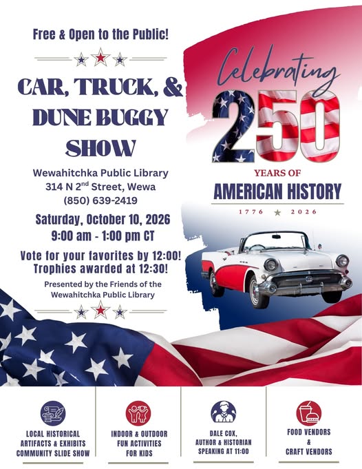 Flyer for Car, Truck, & Dune Buggy Show