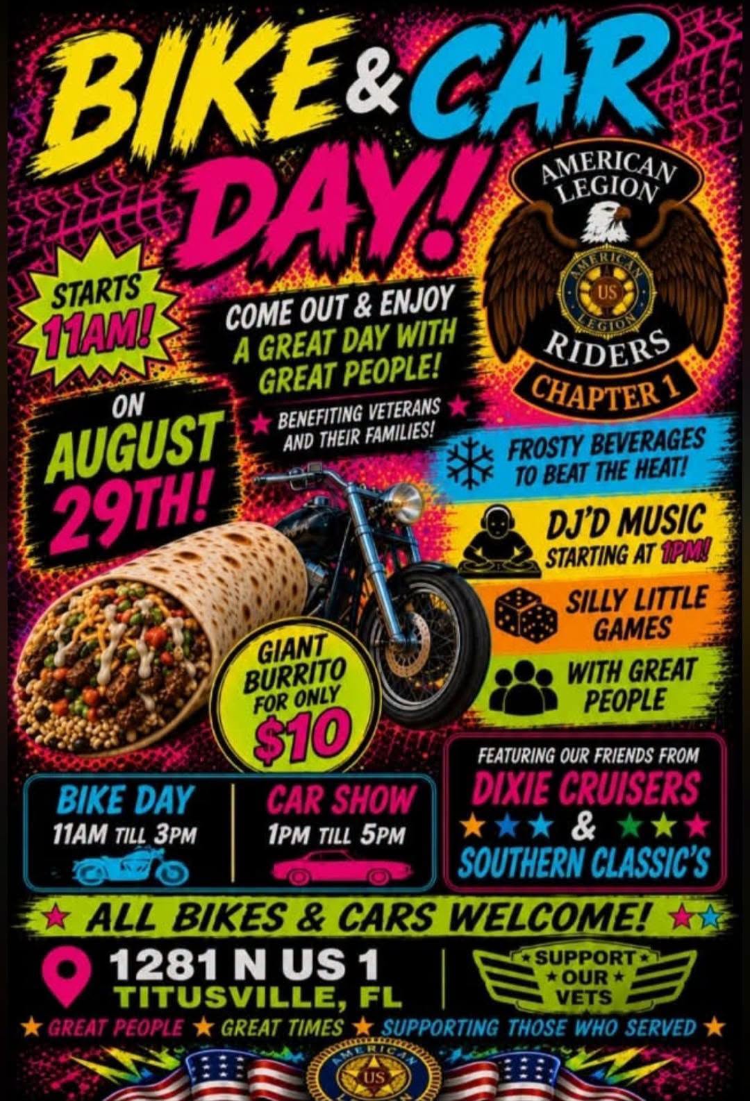 Bike & Car Day flyer