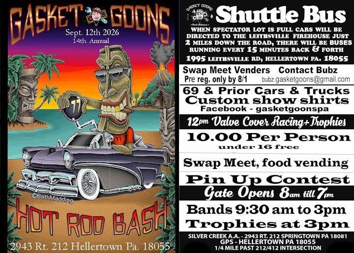 Gasket Goons Hot Rod Bash flyer