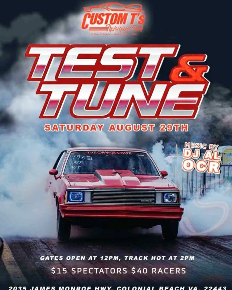 Test & Tune flyer