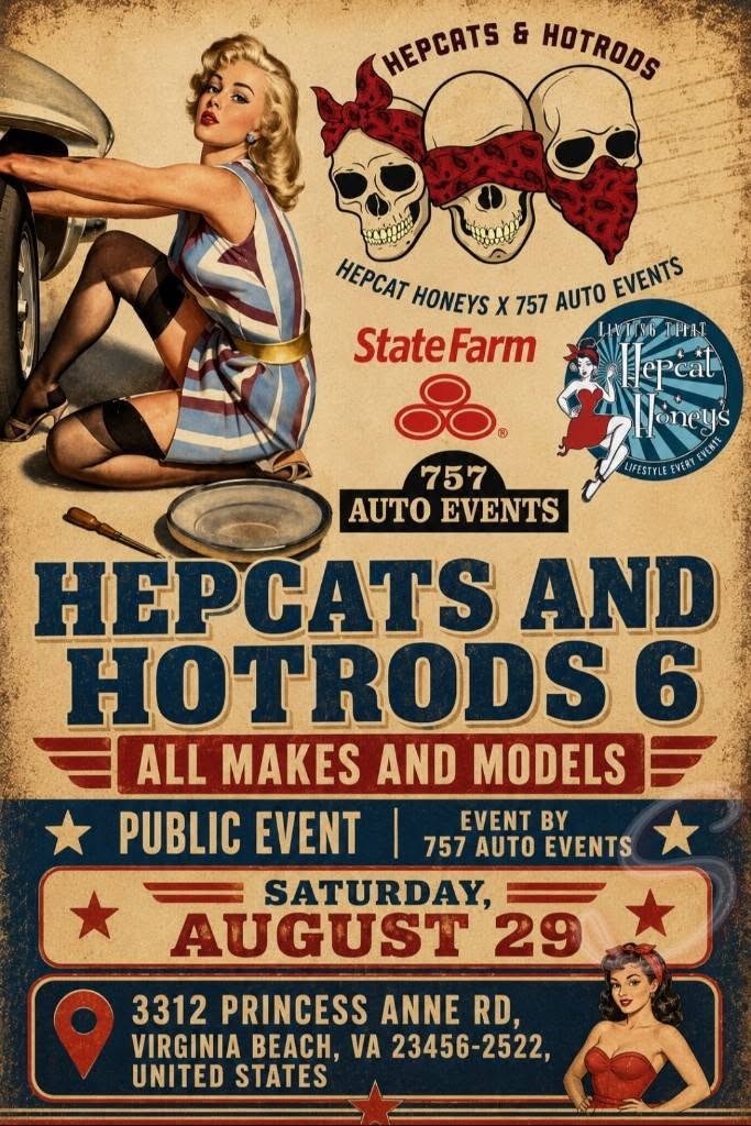 Hepcats and Hotrods 6 flyer
