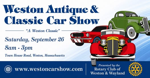 Weston Antique & Classic Car Show flyer