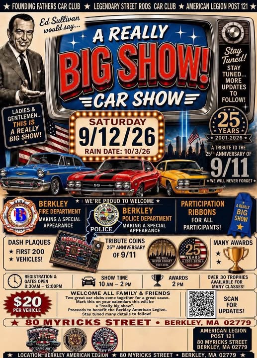A Really Big Show! Car Show flyer