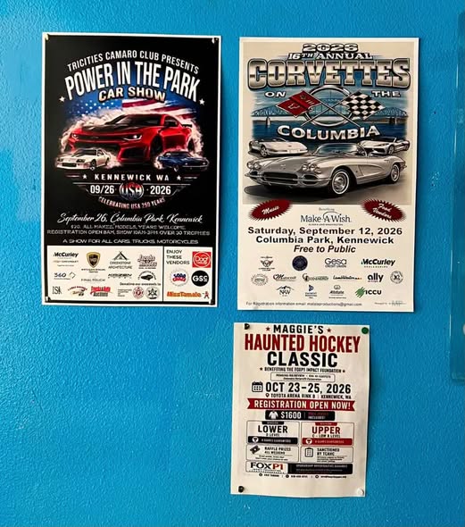 Power in the Park Car Show flyer
