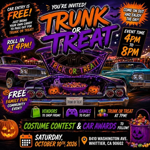 Flyer for Trunk or Treat