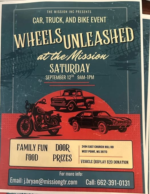 Wheels Unleashed at the Mission flyer