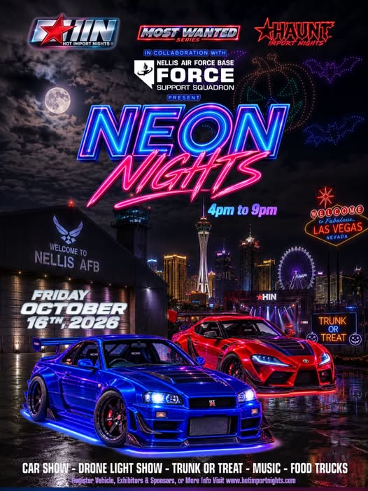 Flyer for NEON NIGHTS