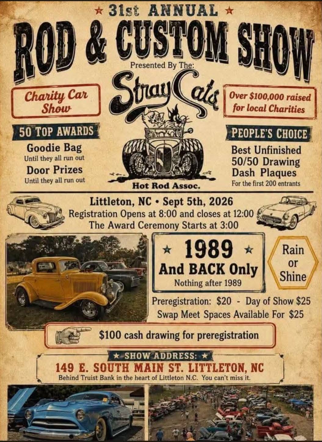 31st Annual Rod & Custom Show flyer