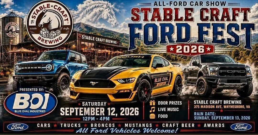 Stable Craft Ford Fest 2026 flyer