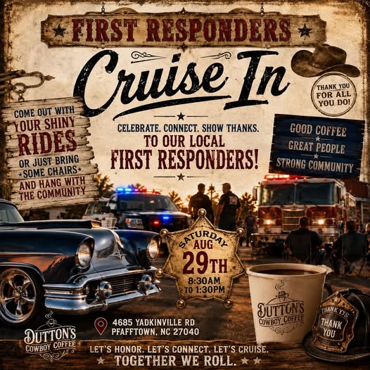 First Responders Cruise In flyer