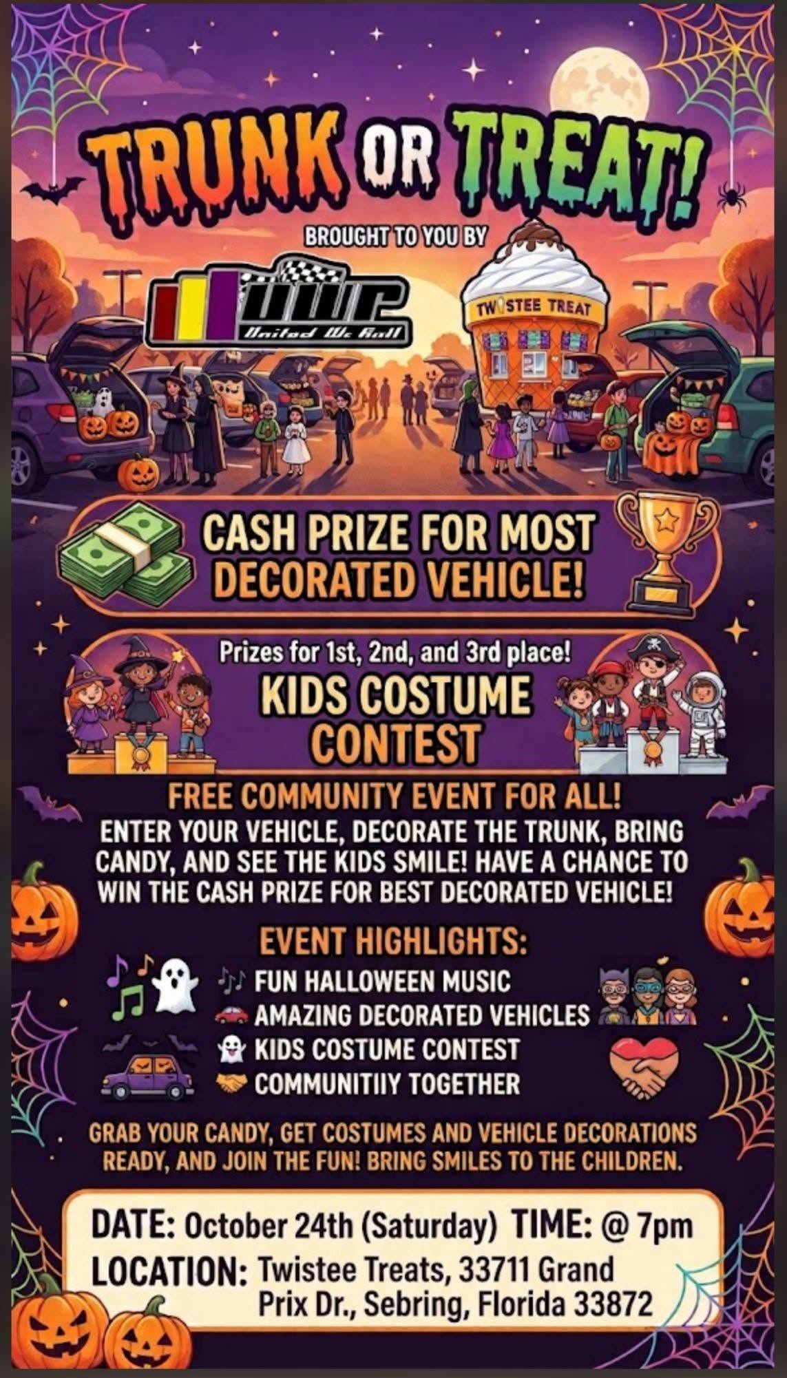 Flyer for Trunk or Treat