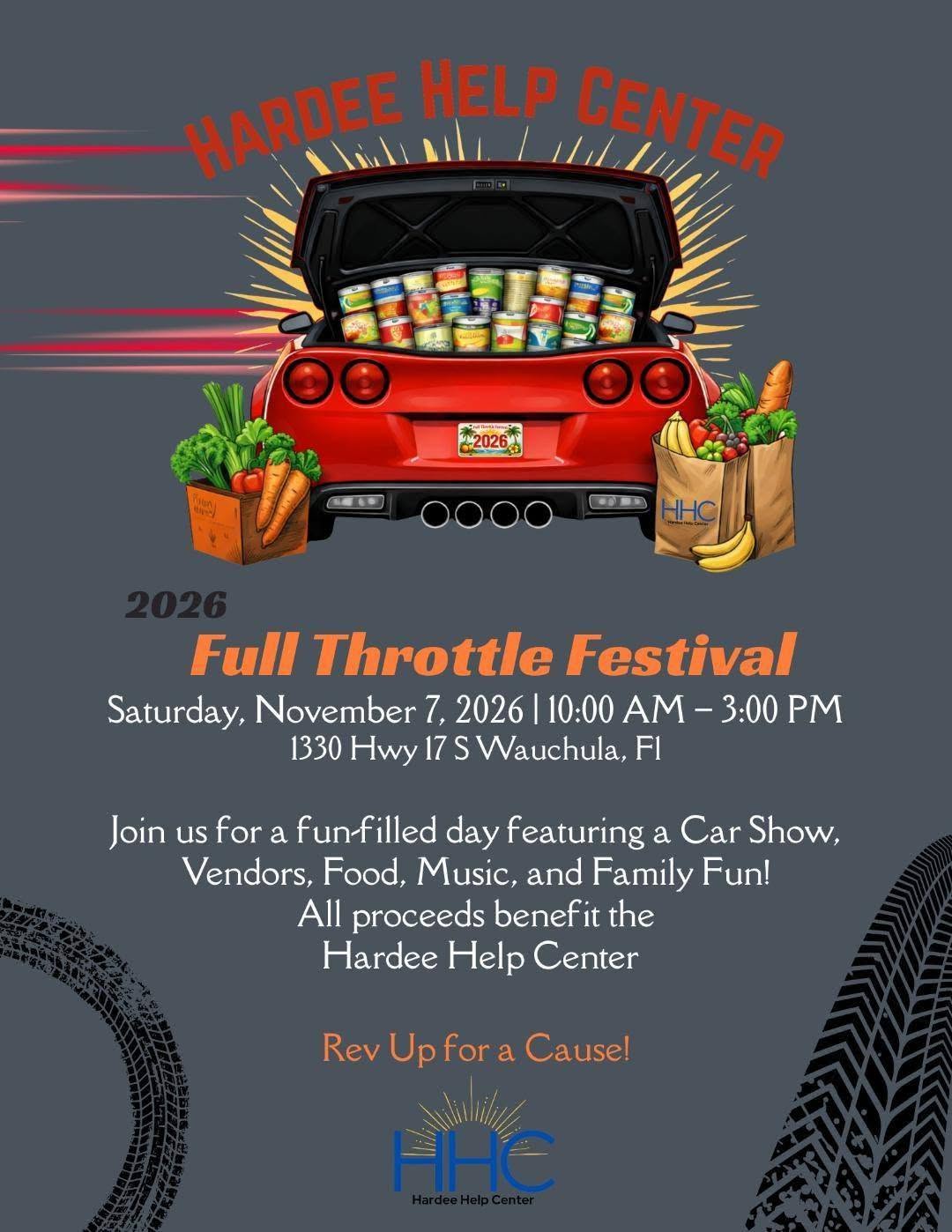 Flyer for 2026 Full Throttle Festival