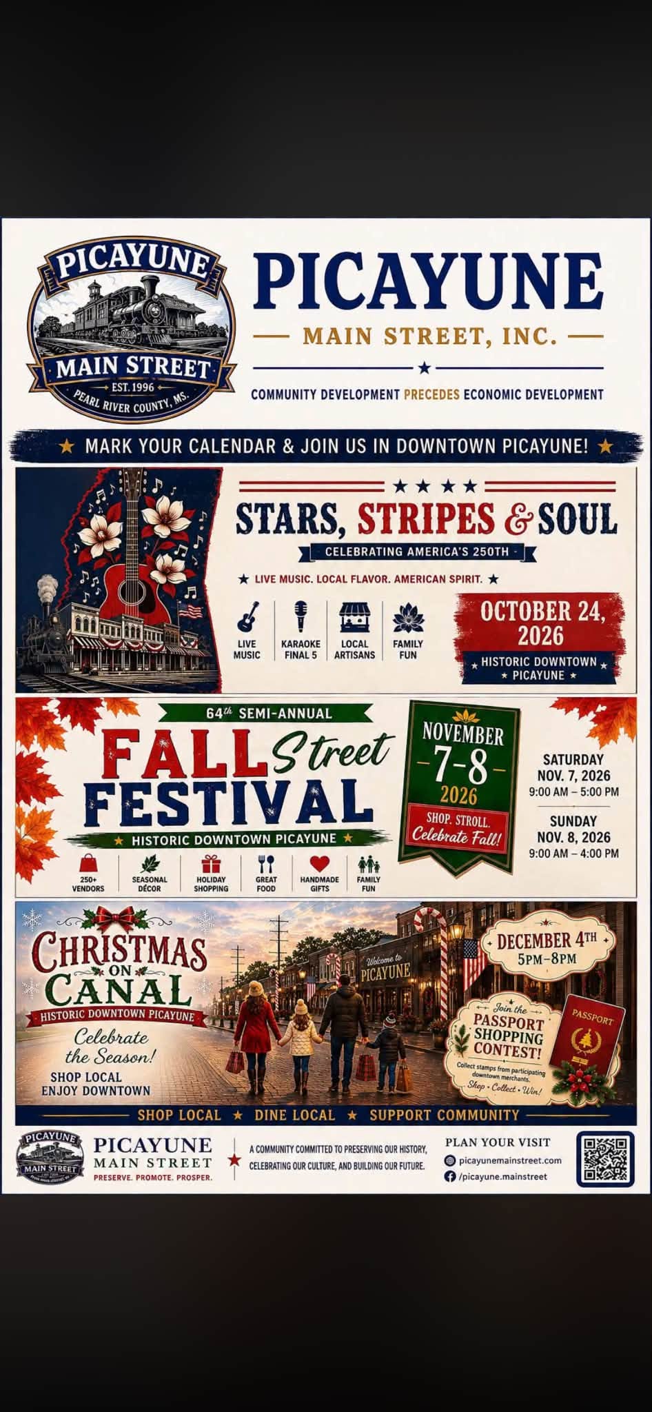 Flyer for Christmas on Canal
