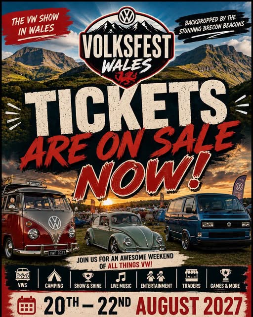 Flyer for Volksfest Wales
