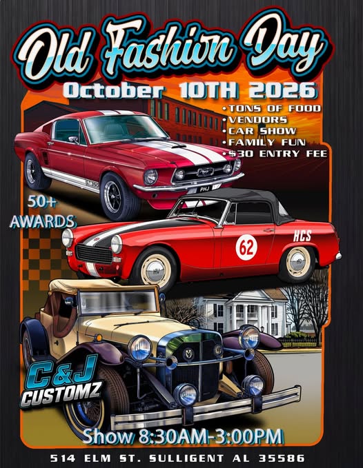 Flyer for Old Fashion Day