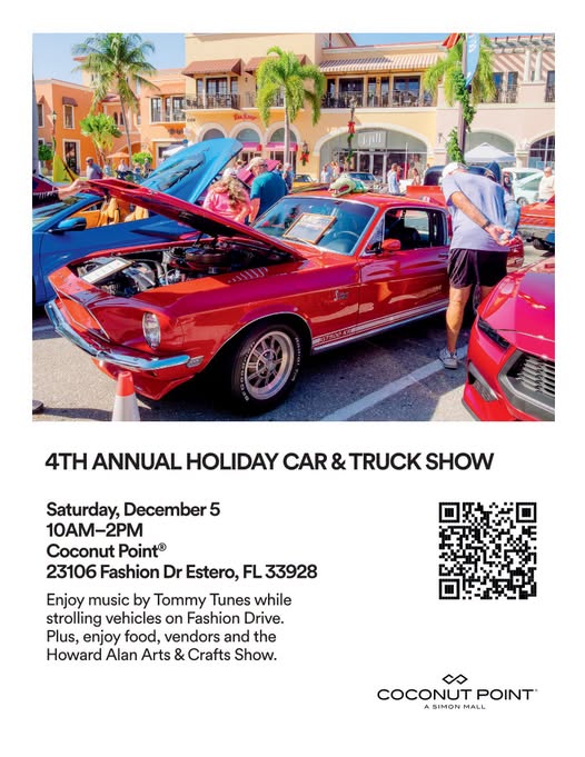 Flyer for 4th Annual Holiday Car & Truck Show